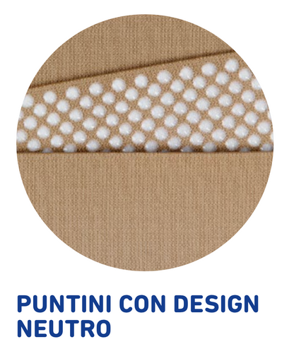 BAUERFEIND VENOTRAIN SOFT - AUTOREGGENTE 1ccl CON BORDO SILICONATO - PUNTA APERTA - COLORE MARINE
